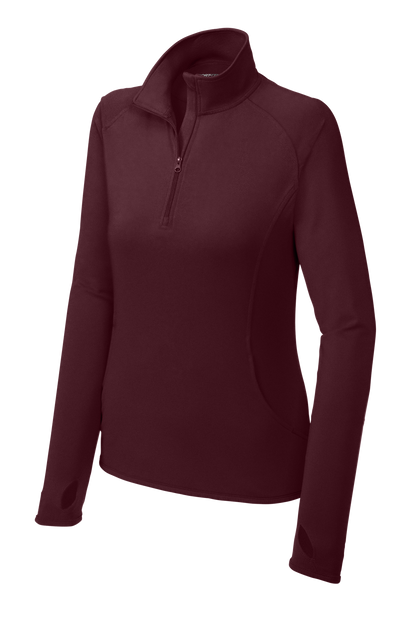 Sport-Tek® Women's Sport-Wick® Stretch 1/4-Zip Pullover