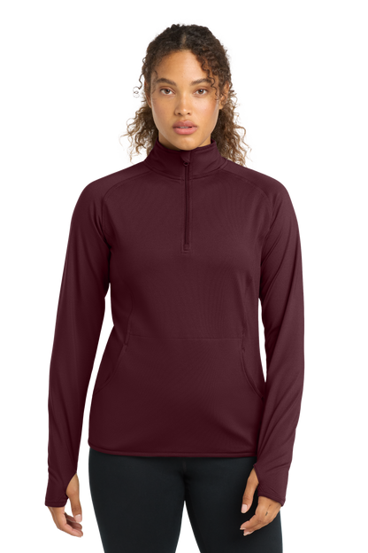 Sport-Tek® Women's Sport-Wick® Stretch 1/4-Zip Pullover