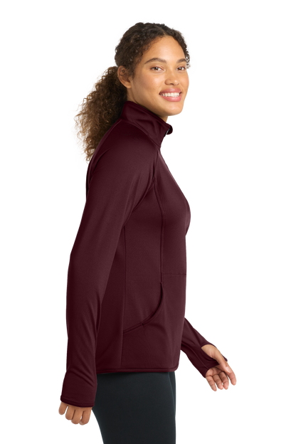 Sport-Tek® Women's Sport-Wick® Stretch 1/4-Zip Pullover