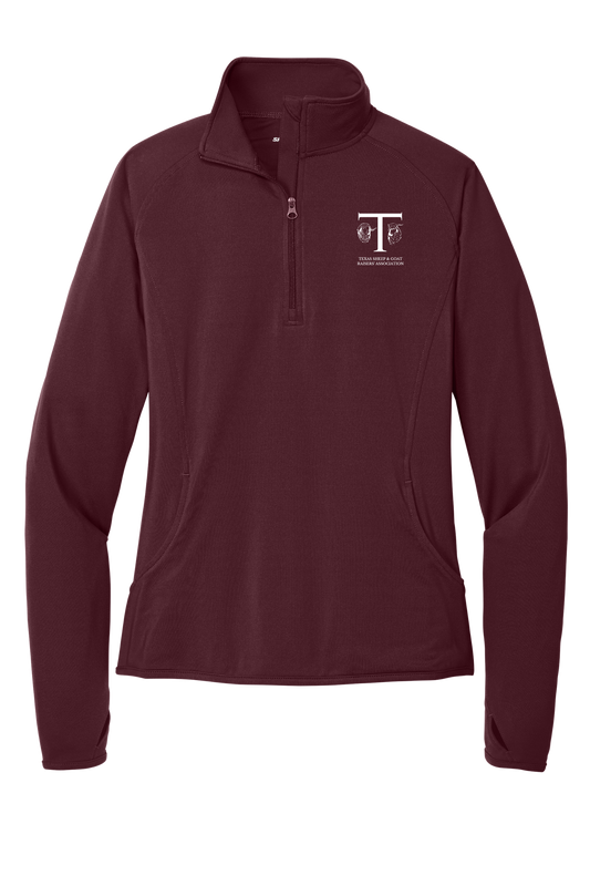 Sport-Tek® Women's Sport-Wick® Stretch 1/4-Zip Pullover