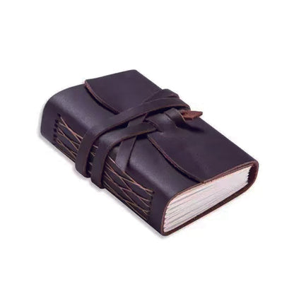Genuine Leather Handmade Journal Notebook with Tie Closure